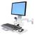ERGOTRON wall mount, Combo Arm, 200 series, 24 inch, mouse, keyboard, barcodescanner, wristrest, white
