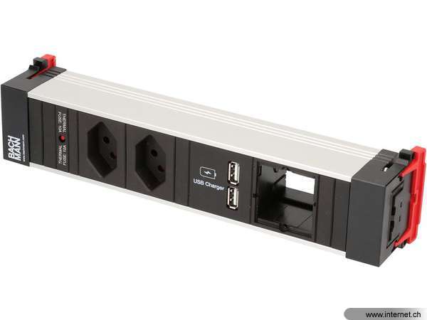 MAX HAURI USB-Ladebuchse USB A+C mit Kabeldurchf…
